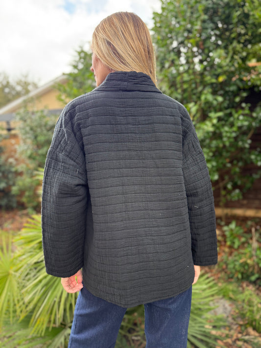 Veste matelassée Jeanne - noir