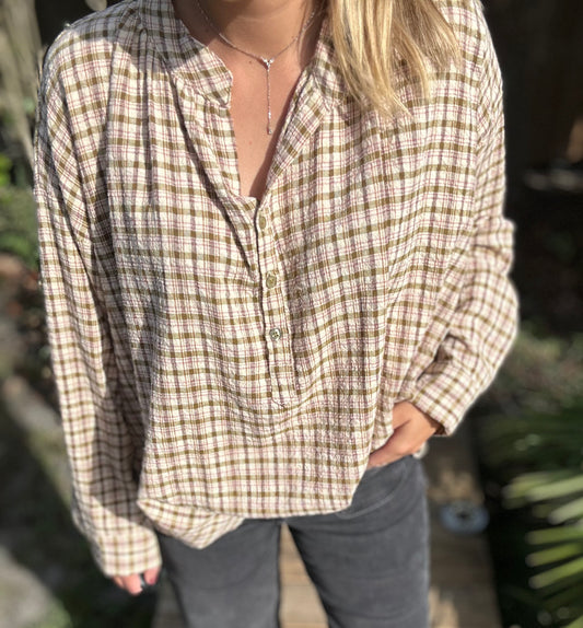 Blouse Edith - verte