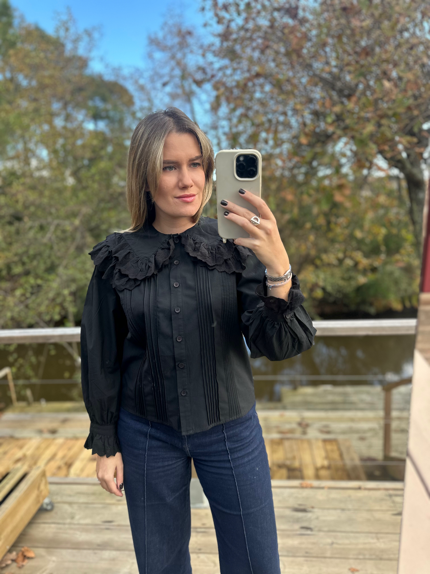 Blouse Aliénor - col claudine