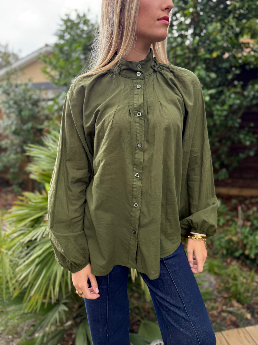 Chemisier Aurianne - kaki