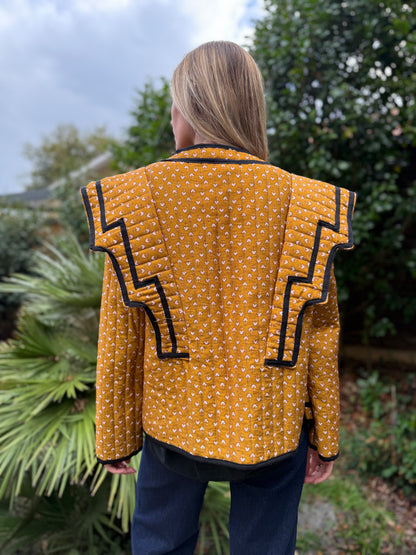 Veste avec épaulette Joséphine - moutarde