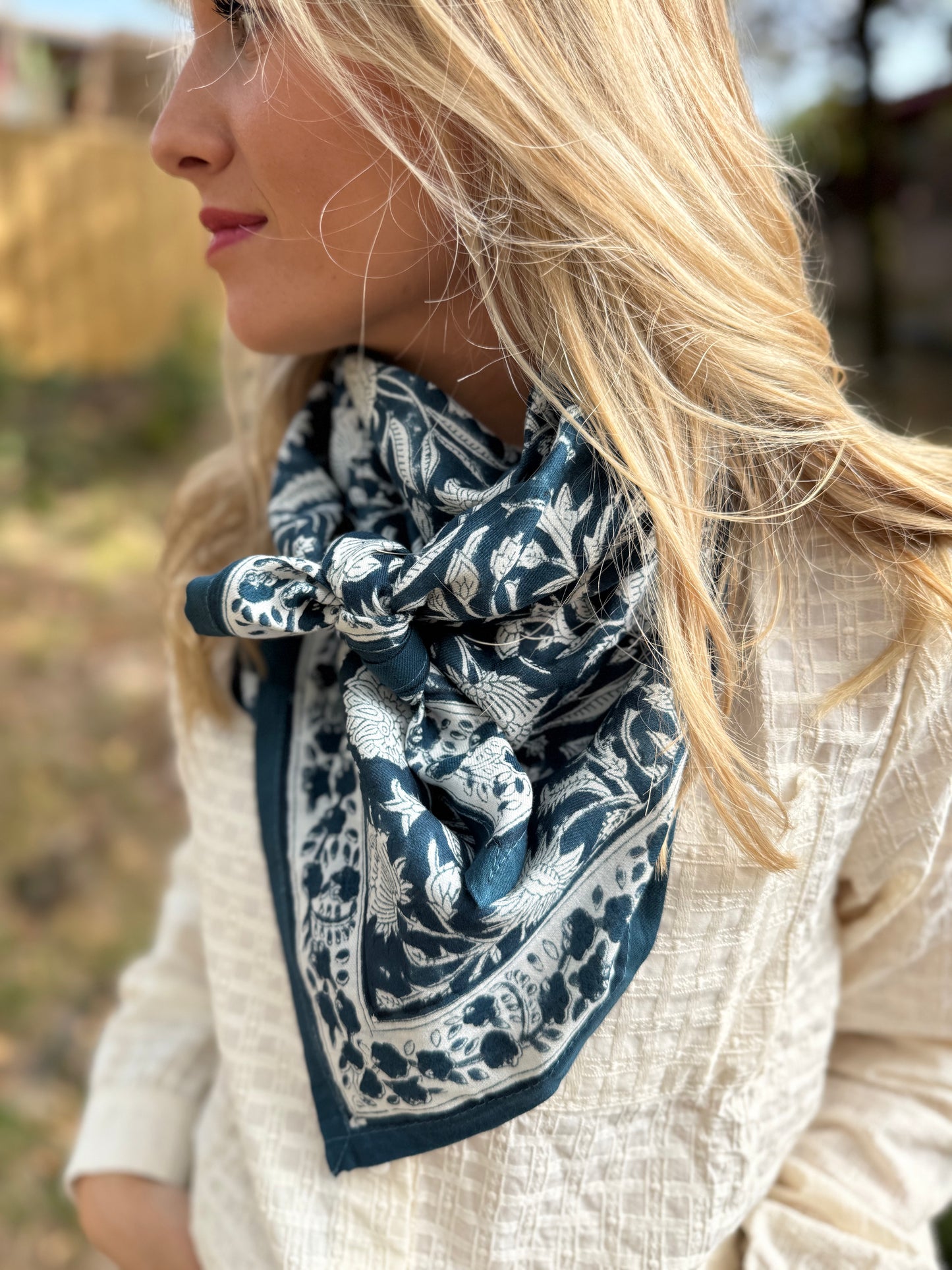 Foulard Gaya - indigo