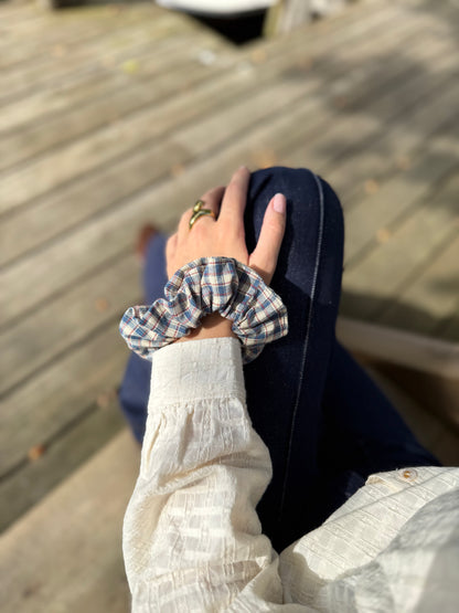 Chouchou Cazaline - imprimé à carreaux