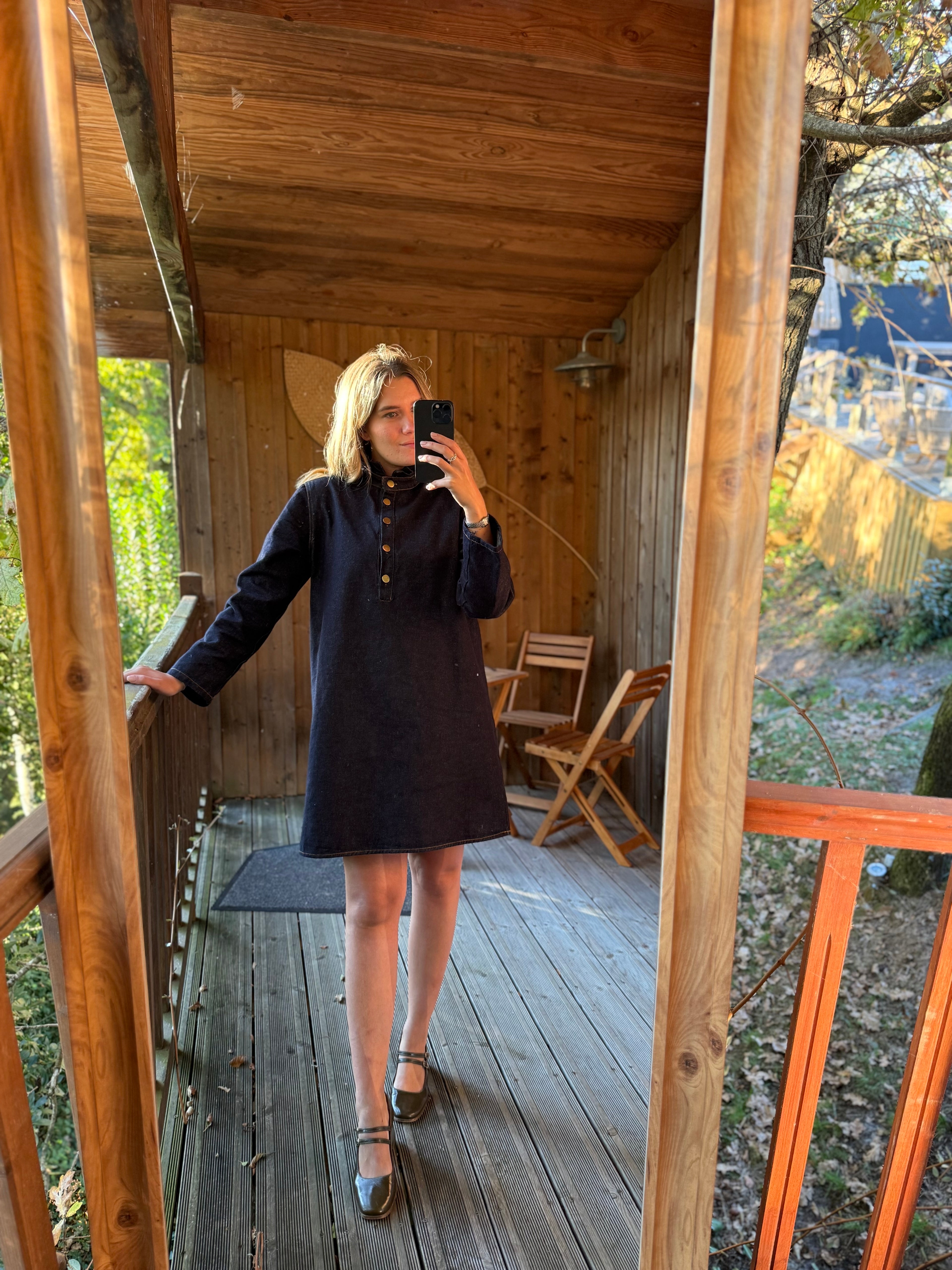 Robe Honorine - denim foncé