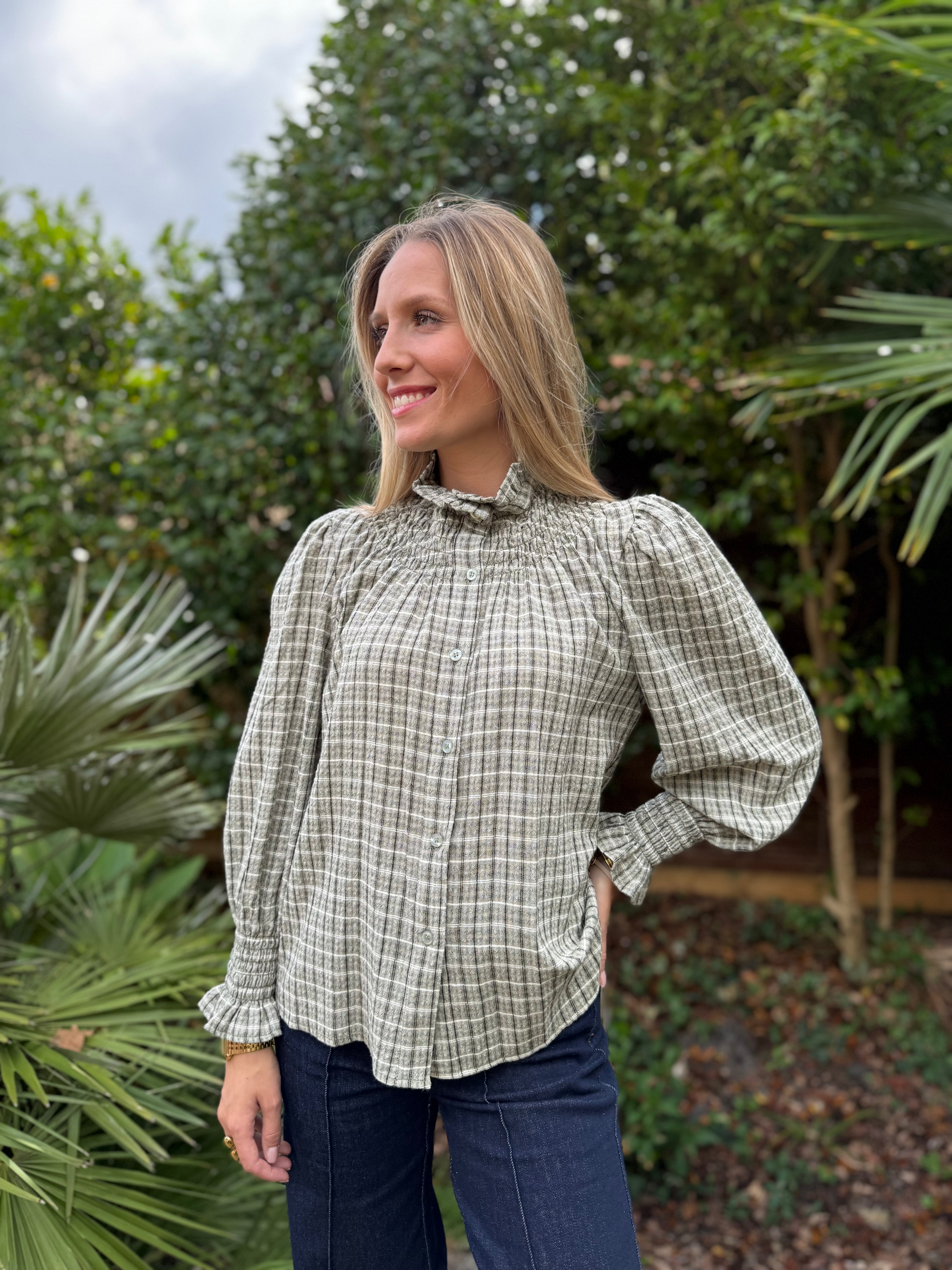 Chemisier Irène - vert