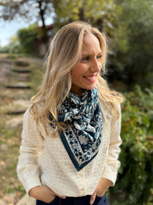 Foulard Gaya - indigo