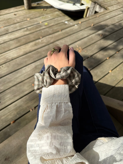 Chouchou Cazaline - imprimé à carreaux