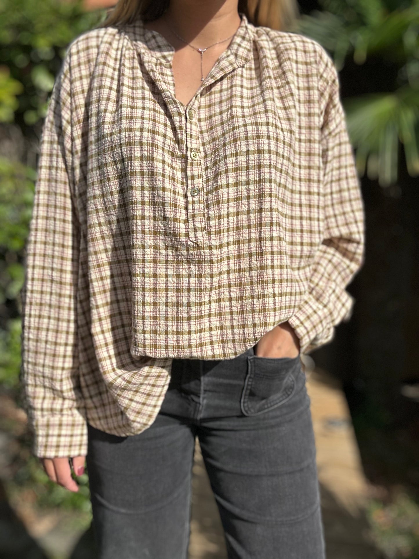 Blouse Edith - verte