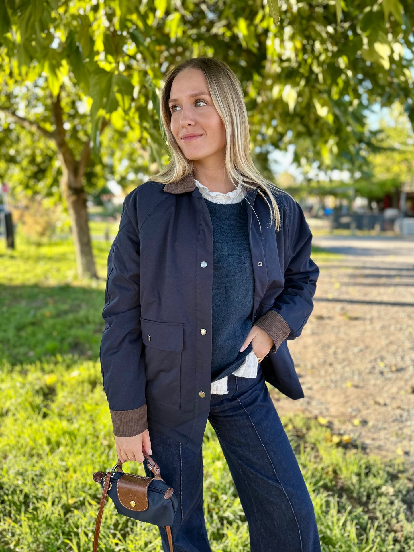 Veste HORTENSE - bleu marine