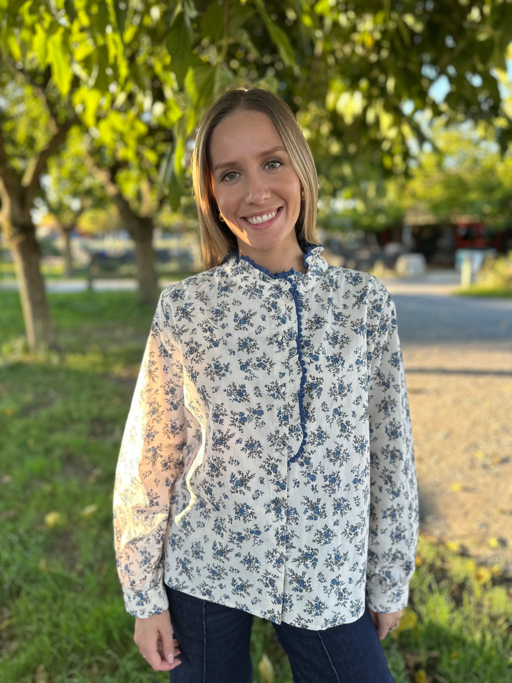 Chemise ODETTE - fleurie