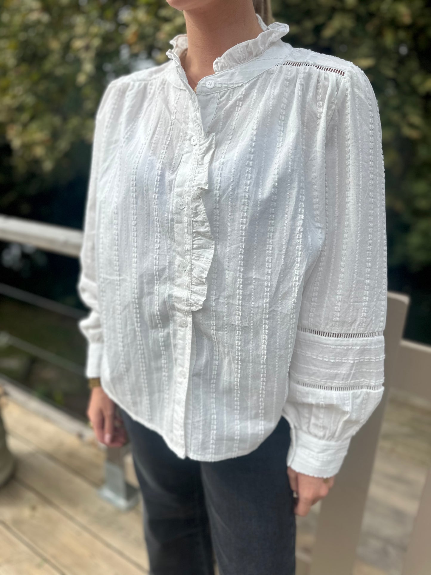 Blouse AGATHE - blanche