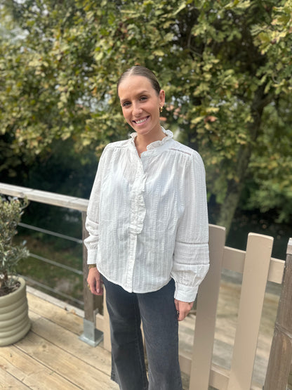 Blouse AGATHE - blanche