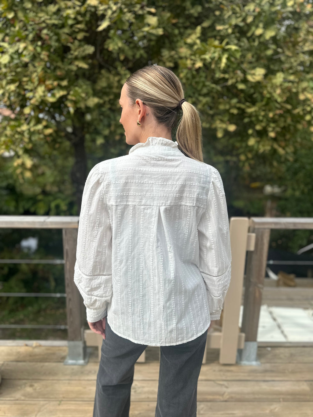 Blouse AGATHE - blanche