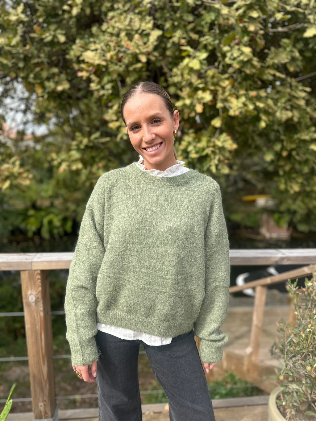 Pull GASPARD - vert olive