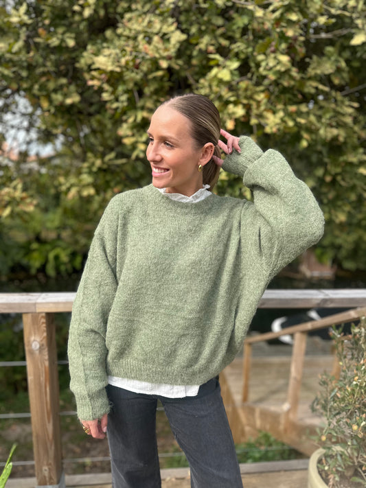 Pull GASPARD - vert olive