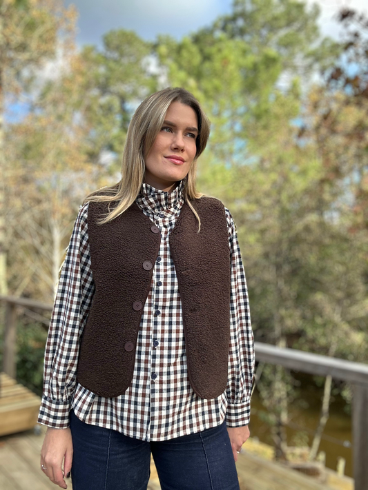 Gilet Achille - marron