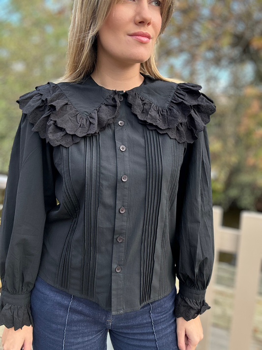 Blouse Aliénor - col claudine