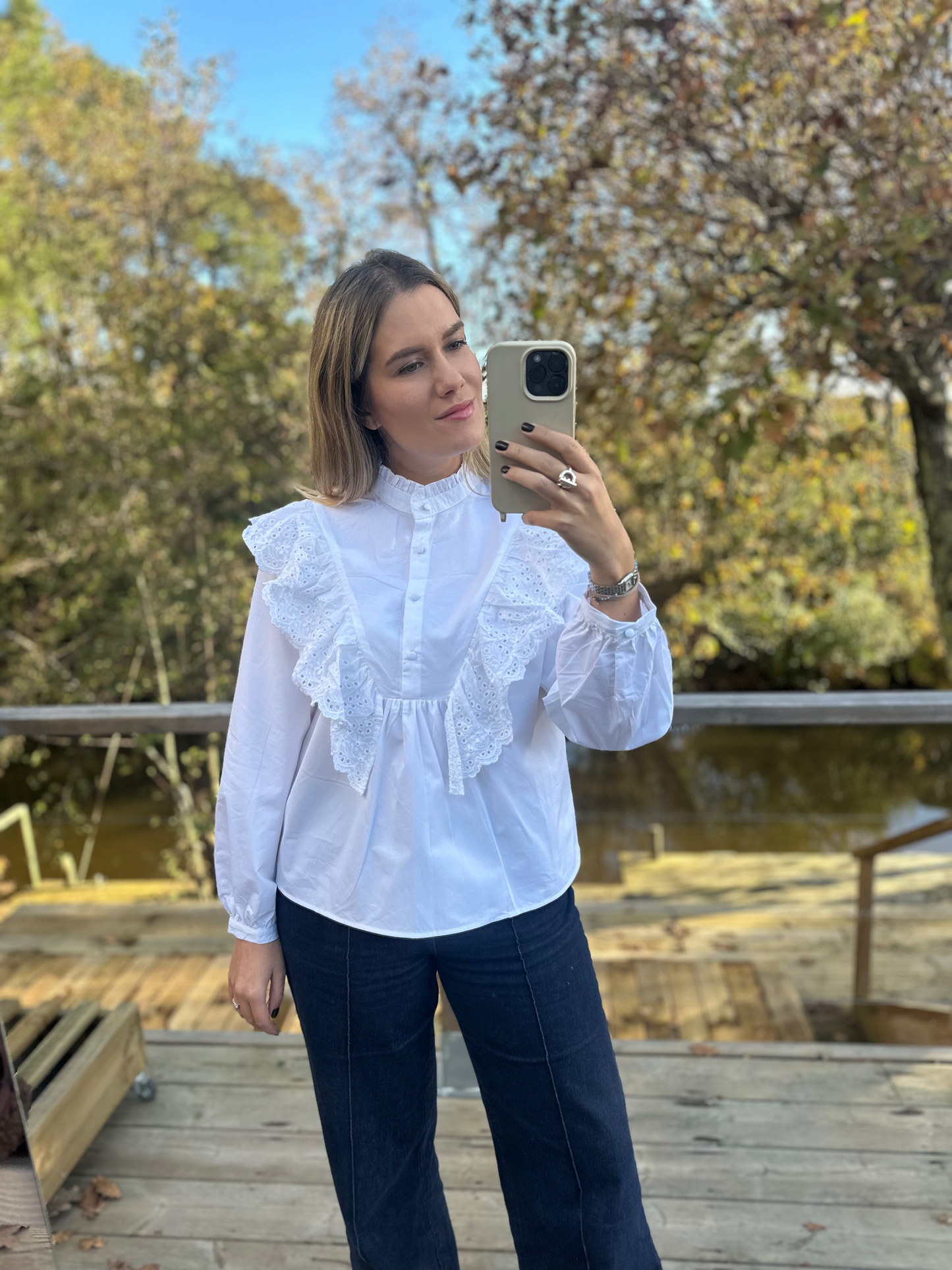 Blouse Sidonie - blanche