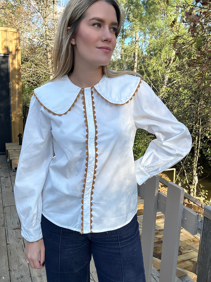 Blouse Clovis - col claudine