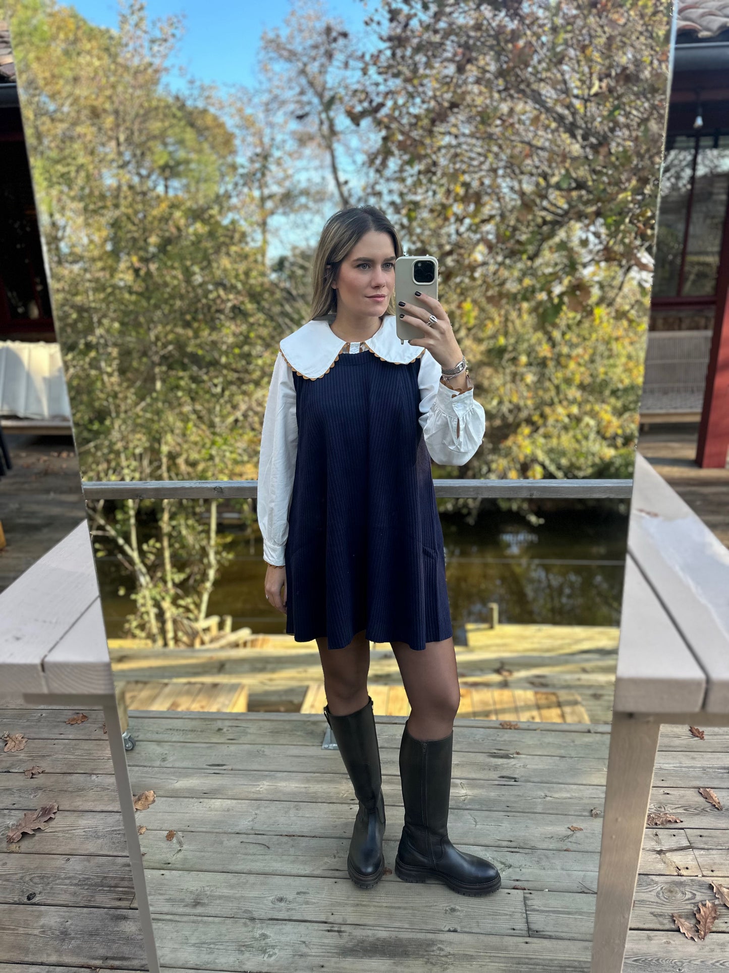 Robe Albertine - marine