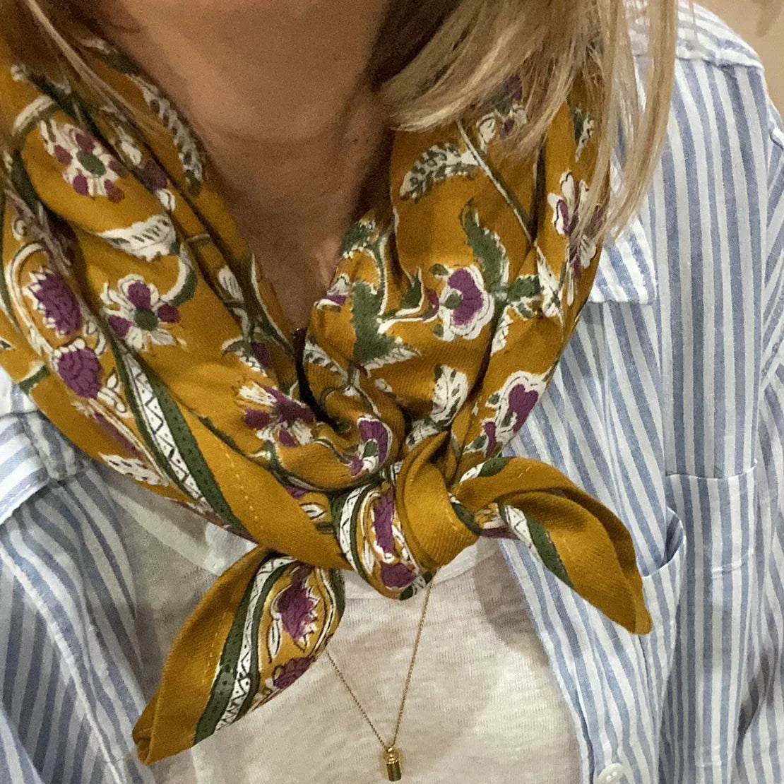 Foulard Adulte Delhi - Cumin