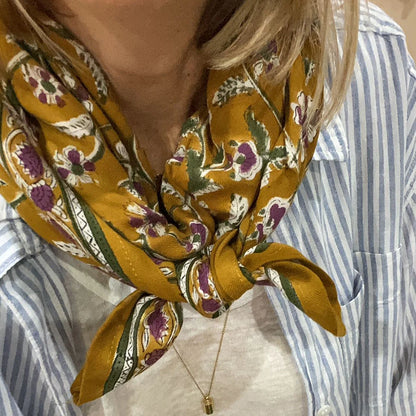 Foulard Adulte Delhi - Cumin