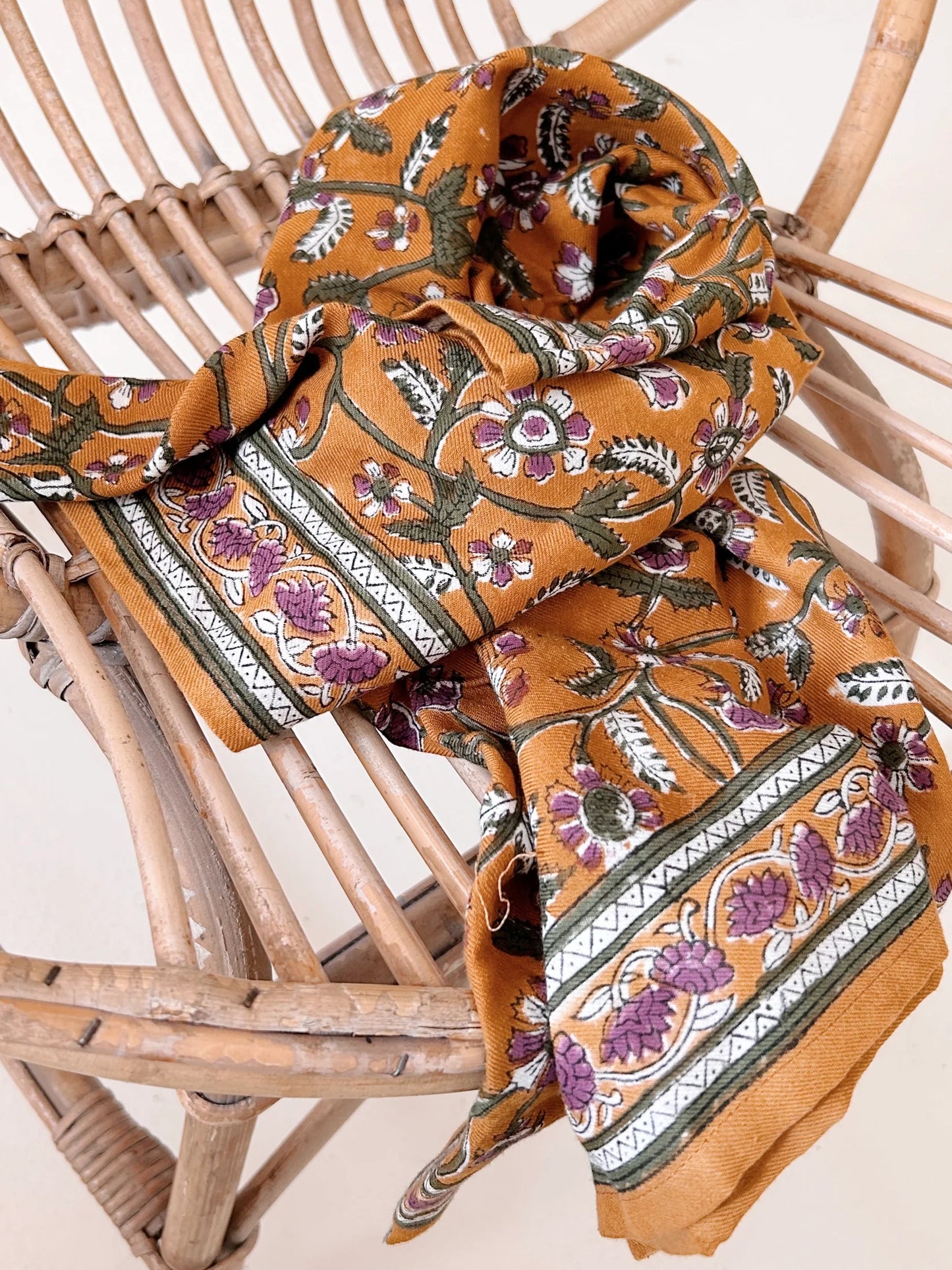 Foulard Adulte Delhi - Cumin